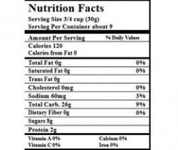 rice cereal nutrition