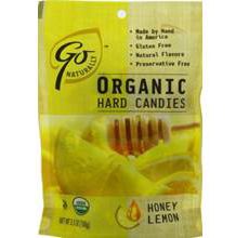 GoNaturatlly Gluten-Free Organic Honey Lemon Hard Candies