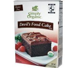 Simply Organic Gluten-Free Devils Food Cake Mix