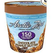 Arctic Zero Gluten Free Frozen Dessert Chocolate Peanut Butter